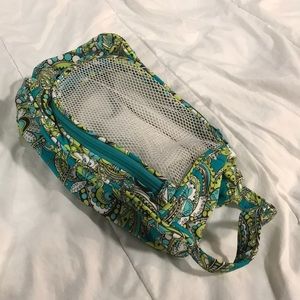 Vera Bradley shoe keeper for travel in Peacock